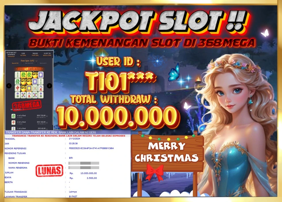 368MEGA JACKPOT Rp 10.000.000 - LUNAS!!!